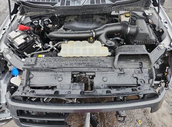 1FTFW1E86MFA03548 2021 FORD F150 Silver Rear interior view