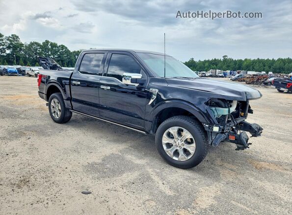 1FTFW1E86MFC91393 2021 FORD F150 Черный Передняя правая четверть