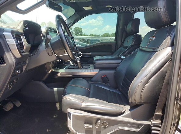 1FTFW1E86MFC91393 2021 FORD F150 Черный Вид салона спереди