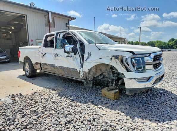 1FTFW1E86NFA13093 2022 FORD F150 White წინა მარჯვენა