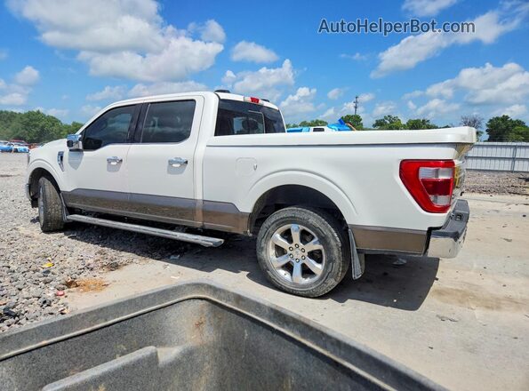 1FTFW1E86NFA13093 2022 FORD F150 White უკანა მარცხენა