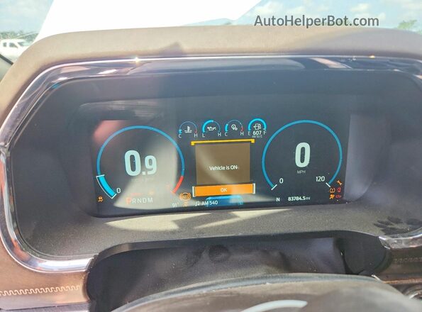 1FTFW1E86NFA13093 2022 FORD F150 White ხელსაწყოთა პანელის ხედი