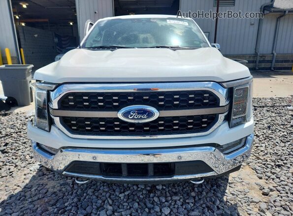 1FTFW1E86NFA13093 2022 FORD F150 White წინა ხედი