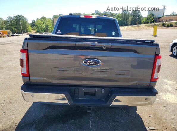 1FTFW1E86PFC60407 2023 FORD F150 Gray Widok z tyłu