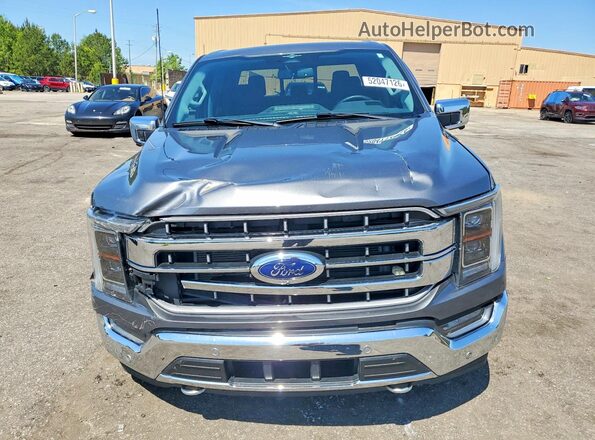 1FTFW1E86PFC60407 2023 FORD F150 Gray Widok z przodu