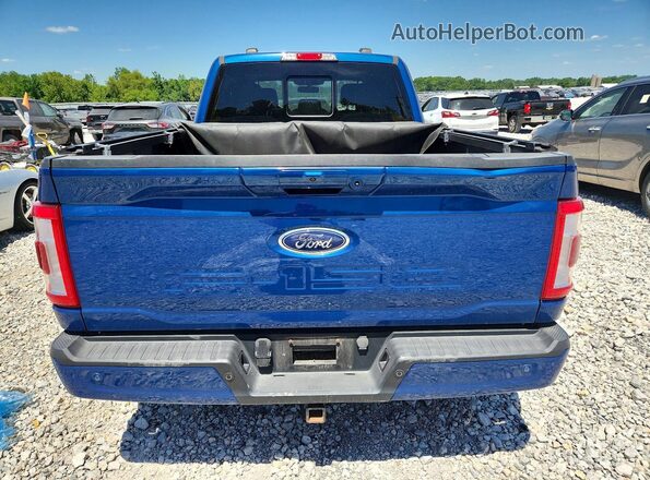 1FTFW1E86PKD13128 2023 FORD F150 Синий Вид сзади