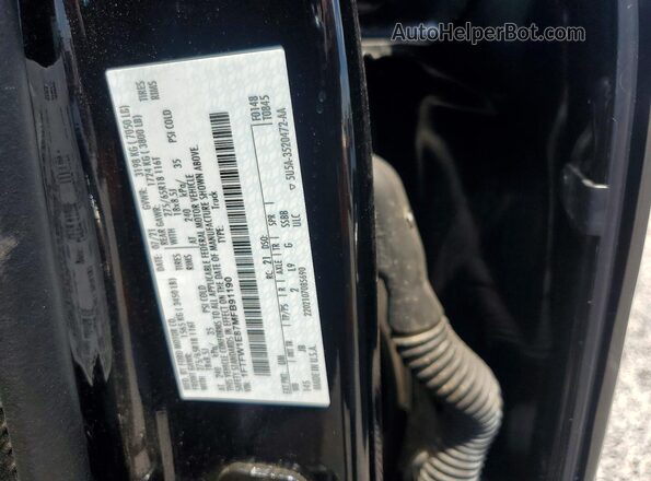 1FTFW1E87MFB91190 2021 FORD F150 Black Շարժիչի բաժամունքի տեսք