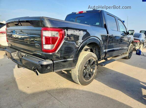 1FTFW1E87NFB57736 2022 FORD F150 Black Задня права чверть