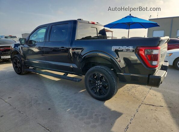 1FTFW1E87NFB57736 2022 FORD F150 Black Задня ліва чверть