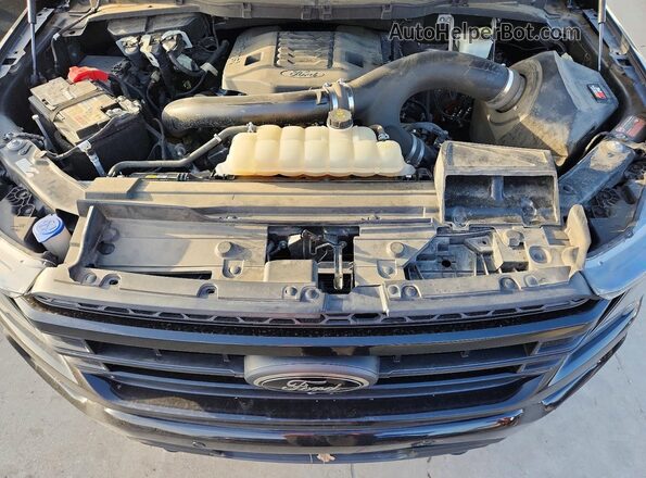 1FTFW1E87NFB57736 2022 FORD F150 Black Вид задньої частини салону