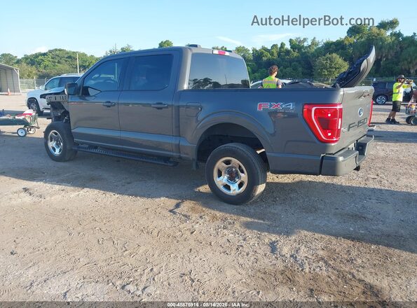 1FTFW1E88MFC47895 2021 FORD F150 Серый Задняя левая четверть