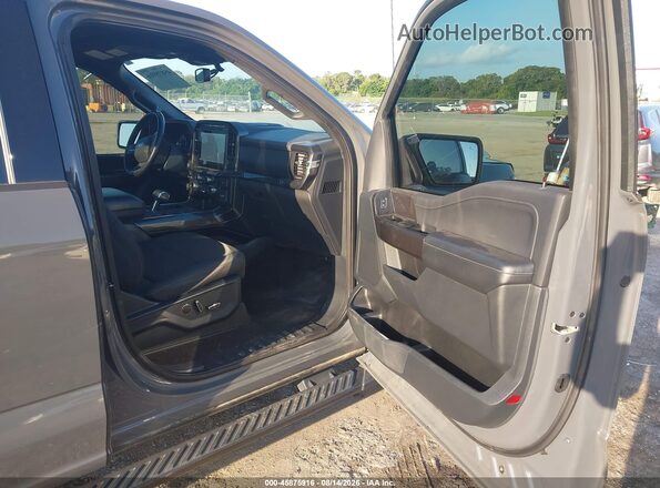1FTFW1E88MFC47895 2021 FORD F150 Серый Вид салона спереди
