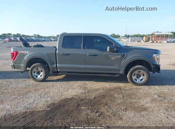 1FTFW1E88MFC47895 2021 FORD F150 Серый Вид задней части салона