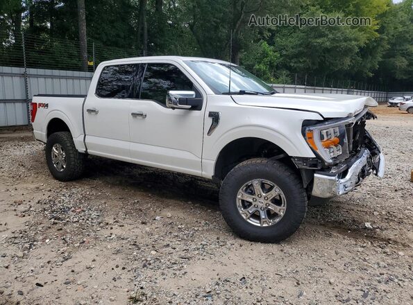 1FTFW1E88NFB65991 2022 FORD F150 Белый Передняя правая четверть