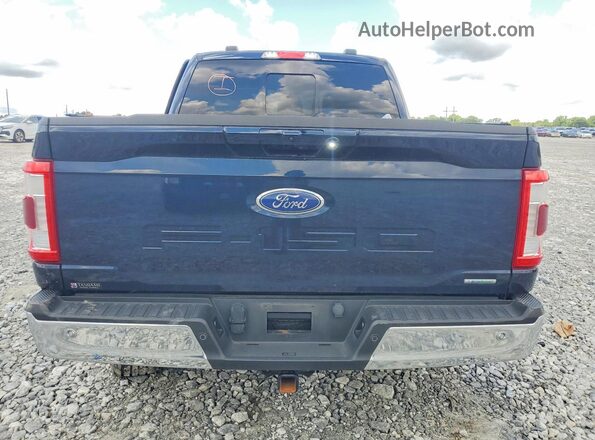 1FTFW1E88NKF03431 2022 FORD F150 Черный Вид сзади