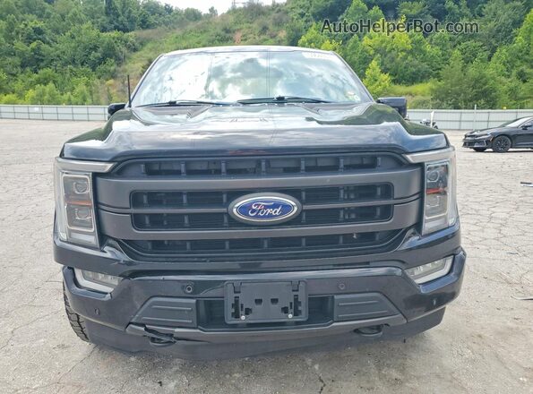 1FTFW1E88PKE94863 2023 FORD F150 Black Вид спереду