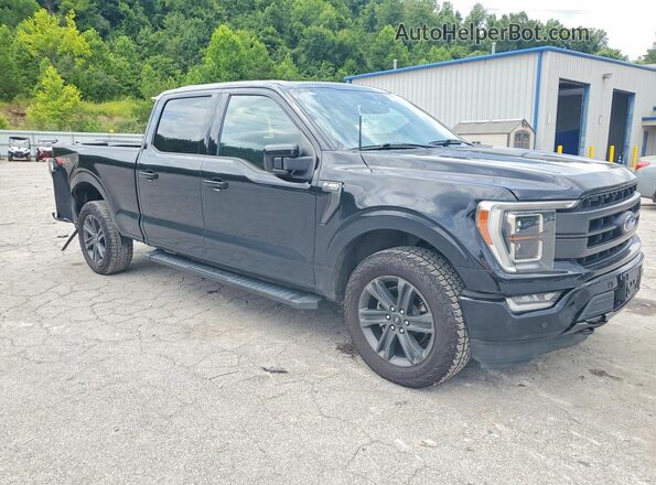 1FTFW1E88PKE94863 2023 FORD F150 Black Передня права чверть