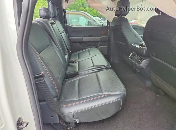 1FTFW1E89MKD80317 2021 FORD F150 White Вид задніх сидінь