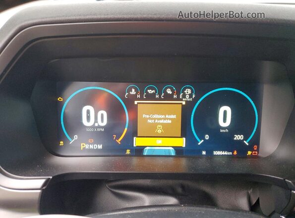 1FTFW1E89NFB68365 2022 FORD F150 Угольный Вид щитка приборов