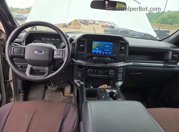 1FTFW1E89PFA66020 2023 FORD F150 Серый Вид панели приборов