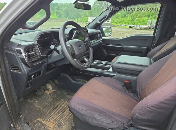 1FTFW1E89PFA66020 2023 FORD F150 Серый Вид салона спереди