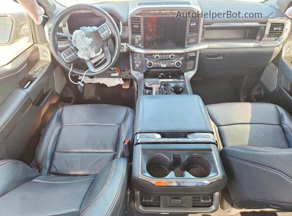 1FTFW1E89PFC69134 2023 FORD F150 Silver Dashboard view