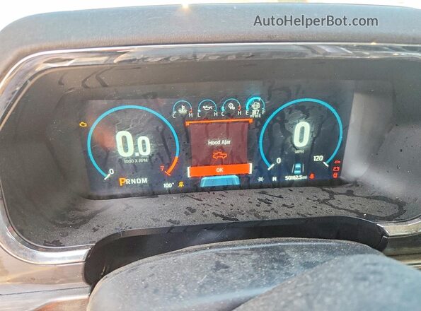 1FTFW1E89PFC69134 2023 FORD F150 Silver Instrument cluster view