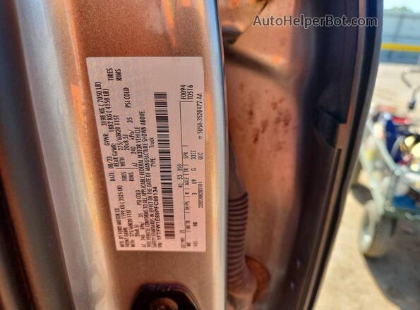 1FTFW1E89PFC69134 2023 FORD F150 Silver VIN sticker view