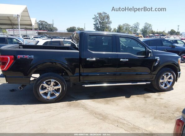 1FTFW1E89PKD68074 2023 FORD F150 Black Սալոնի հետևի տեսք