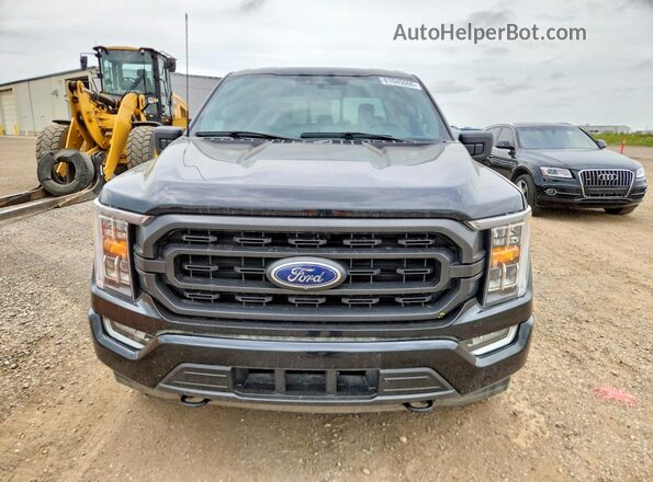 1FTFW1E89PKF64354 2023 FORD F150 Black Widok z przodu