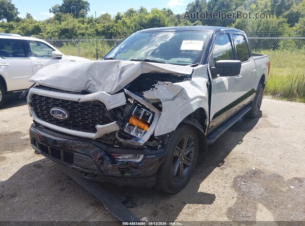 1FTFW1E89PKF87987 2023 FORD F150 Gray Przód lewy