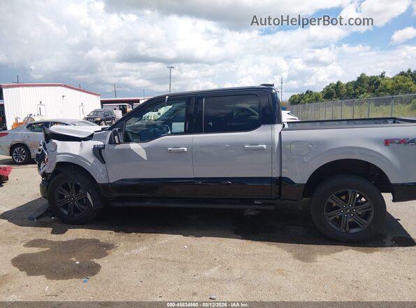 1FTFW1E89PKF87987 2023 FORD F150 Gray Widok wnętrza 360 stopni