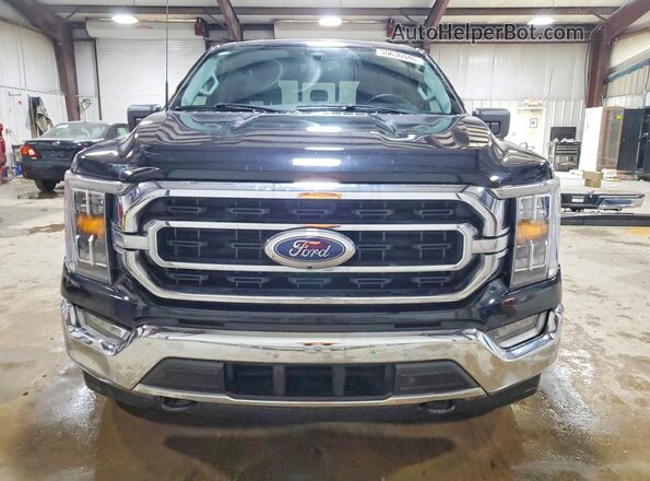 1FTFW1E89PKF92185 2023 FORD F150 Black Front view
