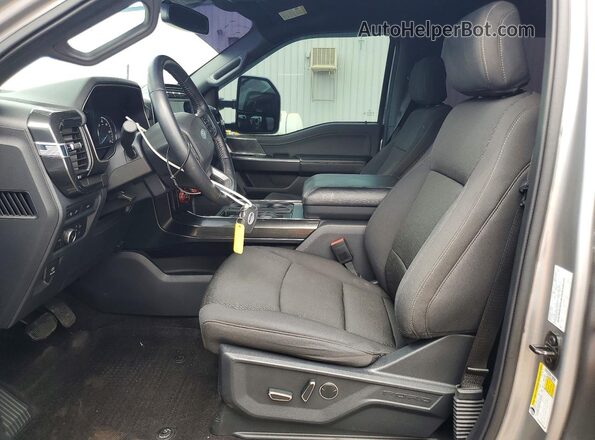1FTFW1E8XMFC34727 2021 FORD F150 Silver Widok wnętrza z przodu