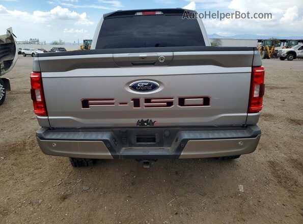 1FTFW1E8XMFC34727 2021 FORD F150 Silver Widok z tyłu