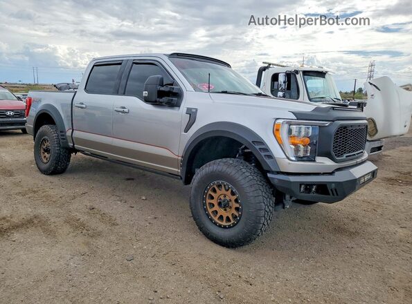 1FTFW1E8XMFC34727 2021 FORD F150 Silver Przód prawy