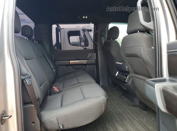 1FTFW1E8XMFC34727 2021 FORD F150 Silver Widok tylnych siedzeń