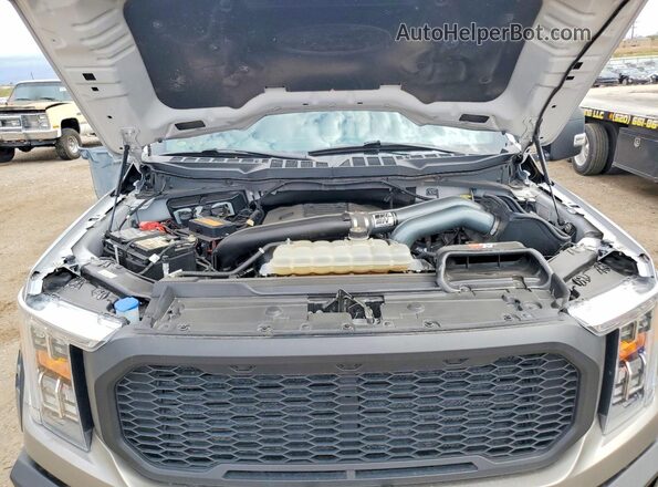1FTFW1E8XMFC34727 2021 FORD F150 Silver Widok wnętrza z tyłu