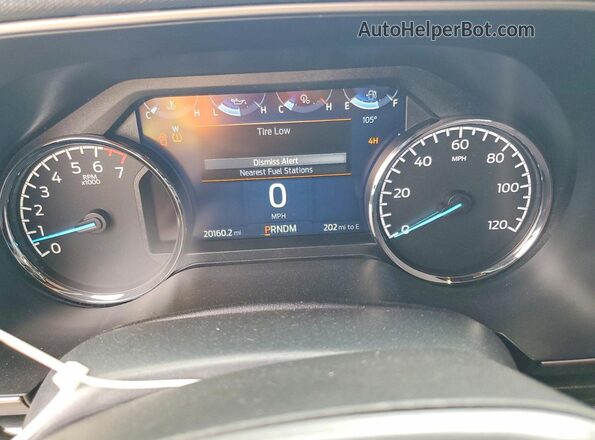 1FTFW1E8XMFC34727 2021 FORD F150 Silver Widok zestawu wskaźników