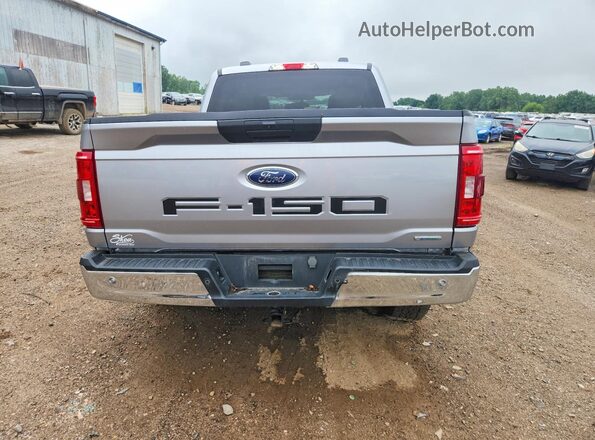1FTFW1E8XPFA91749 2023 FORD F150 Silver Rear view