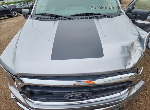 1FTFW1E8XPFA91749 2023 FORD F150 Silver Rear interior view