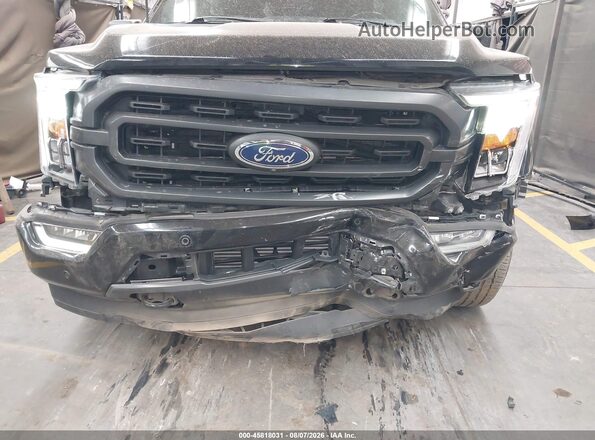 1FTFW1ED0MFC72125 2021 FORD F150 Black Widok z przodu