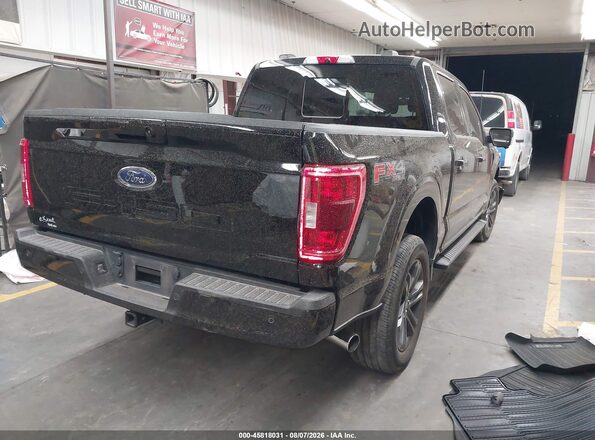 1FTFW1ED0MFC72125 2021 FORD F150 Black Tył prawy