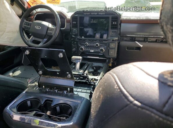 1FTFW1ED1MFD08338 2021 FORD F150 White Вид панелі приладів