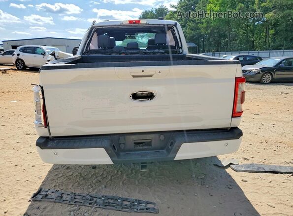 1FTFW1ED1MFD08338 2021 FORD F150 White Вид ззаду