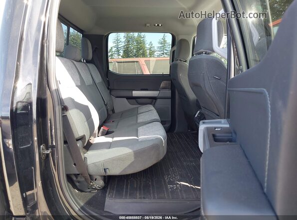 1FTFW1ED2PFB43372 2023 FORD F150 Black VIN კოდის სტიკერის ხედი
