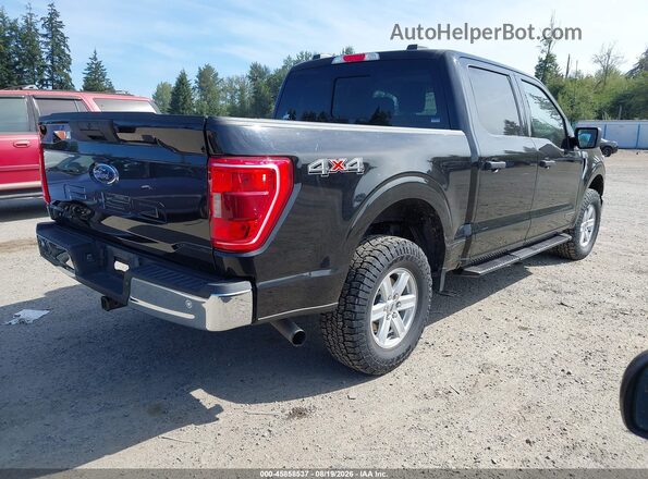 1FTFW1ED2PFB43372 2023 FORD F150 Black უკანა მარჯვენა