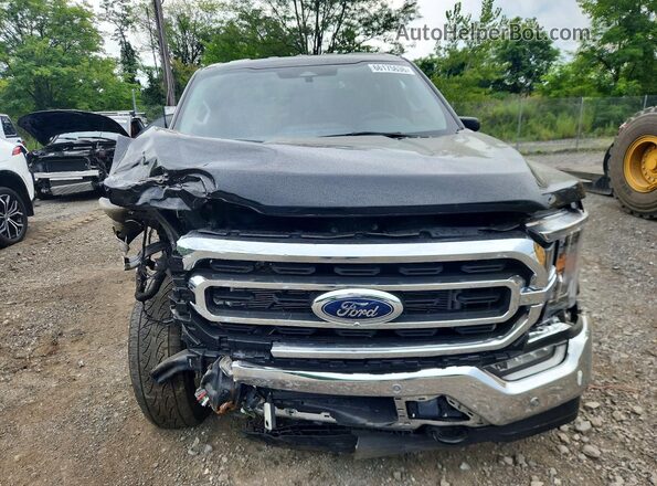 1FTFW1ED2PFD27842 2023 FORD F150 Черный Вид спереди