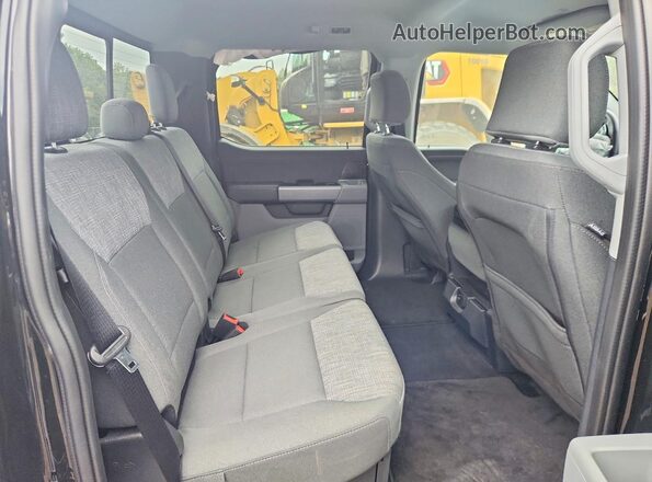 1FTFW1ED2PFD27842 2023 FORD F150 Черный Вид задних сидений
