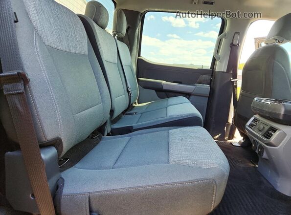1FTFW1ED3MFC00724 2021 FORD F150 Black Вид задніх сидінь